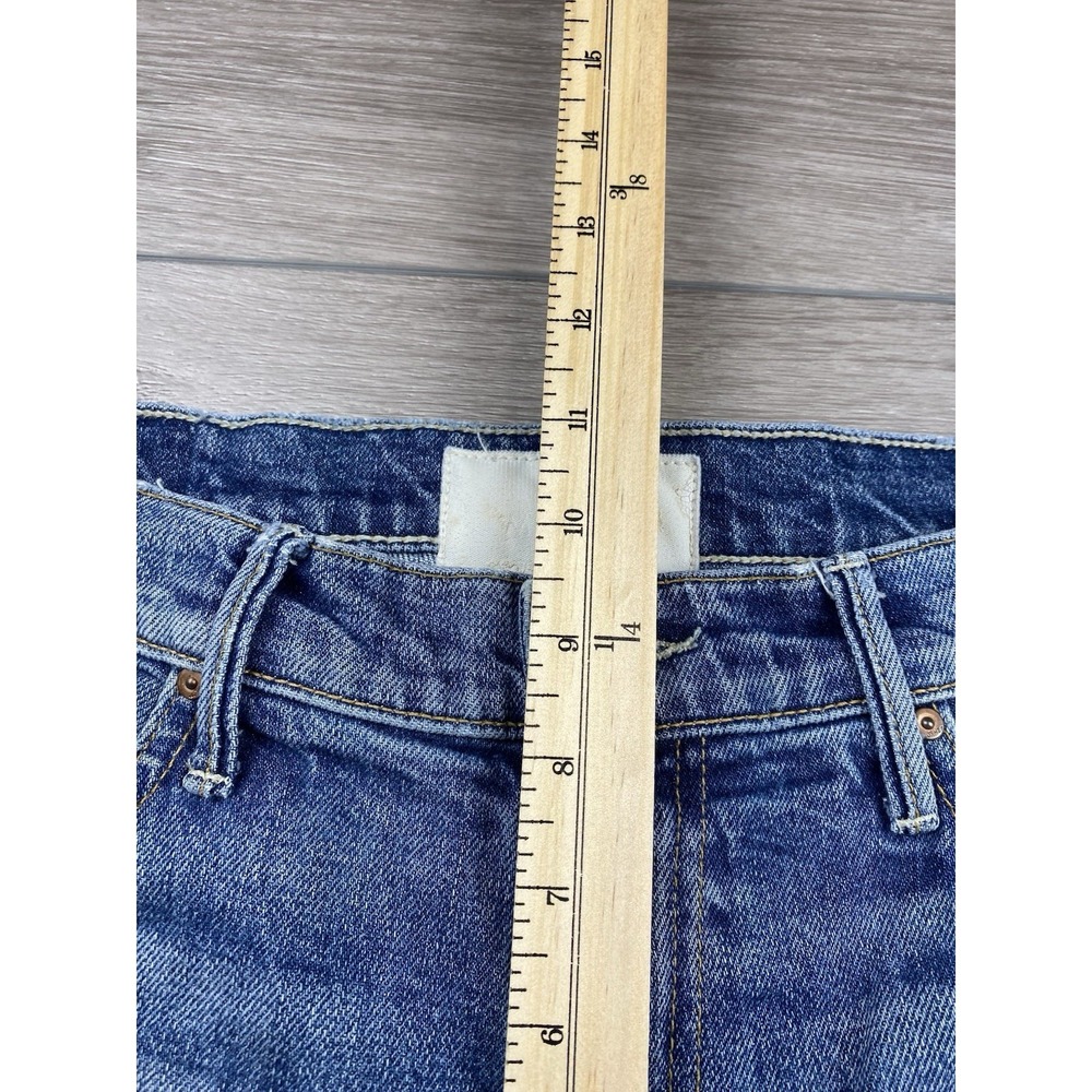 Mother Women's Superior The Dinner Ice Cream You Scream Distressed Jeans 27 Read - Picture 14 of 16
